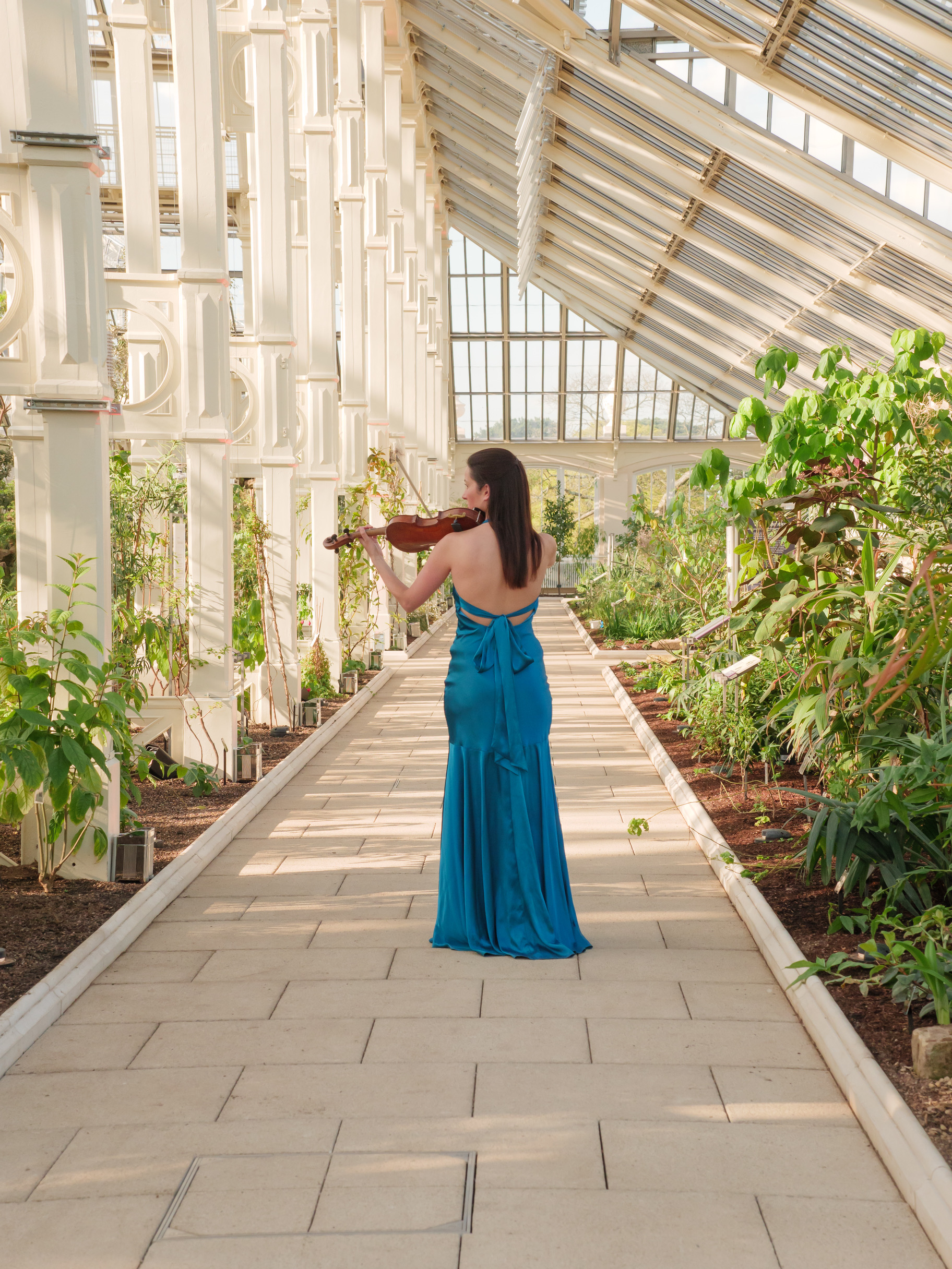 Blue Topaz Strings Blue Topaz Solo Violinist at Kew - Blue Topaz Strings